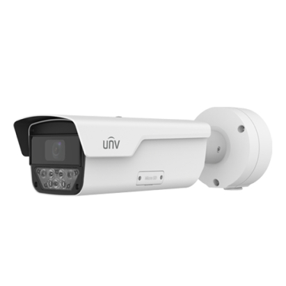 Camera IP LPR 4MP UNV cu lentila motorizata 8-32 mm, IR 50 m si PoE