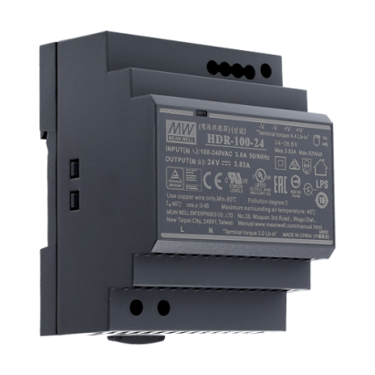 Sursa de alimentare pe sina DIN 24V 3.83A 92W Mean Well HDR-100-24