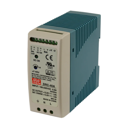 Sursa de alimentare DIN Mean Well DRC-40A 13.8V 2.9A cu backup