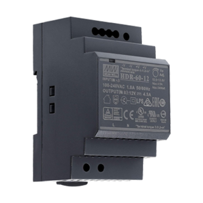 Sursa de alimentare pe sina DIN 12V 4.5A 54W Mean Well HDR-60-12