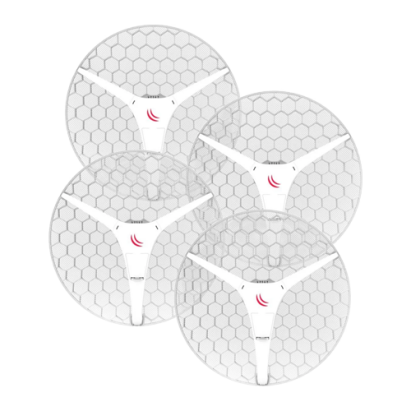 Pachet 4 antene wireless MikroTik LHG XL 5 ac 27 dBi, 5 GHz