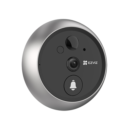 Vizor electronic EZVIZ DP2 2K Wi‑Fi cu ecran tactil 4.3 inch