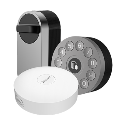 Kit incuietoare inteligenta EZVIZ cu tastatura si gateway A3