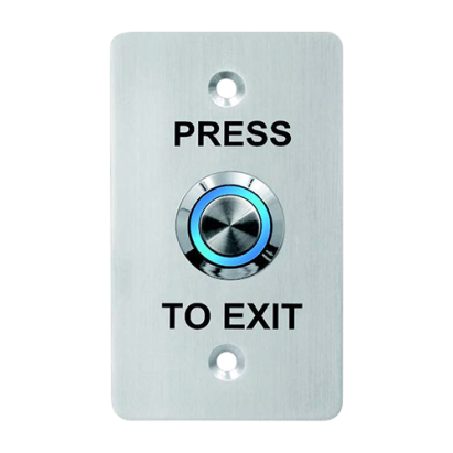 Buton de ieșire îngropat din inox cu LED, NO/NC/COM, 86 x 50 mm, CSB-508L