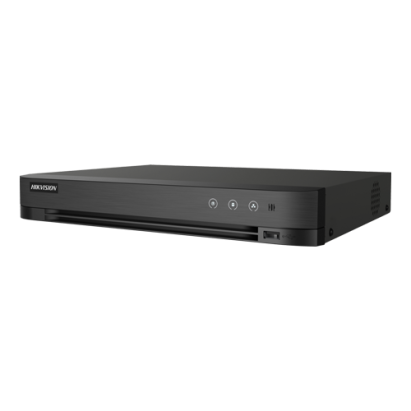 DVR Hikvision 4K cu 8 canale, AcuSense, 2 HDD si audio over coaxial