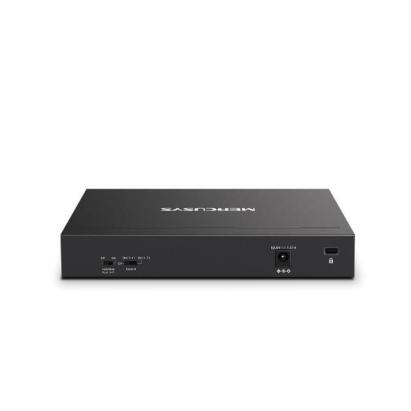 Switch Gigabit Mercusys MS108GP cu 8 porturi, 7 PoE+ si buget 65W