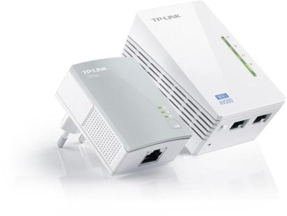 Kit adaptor powerline WiFi TP-Link TL-WPA4220, 300 Mbps, 300 m