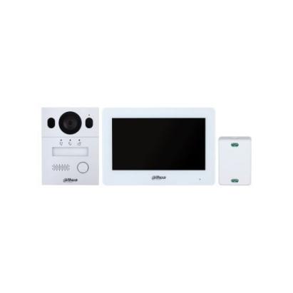 Kit videointerfon hibrid WiFi 2MP Dahua cu monitor tactil de 7 inch