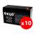 Cutie 10 acumulatori KIJO JS12-9 12V 9Ah AGM pentru UPS si alarme