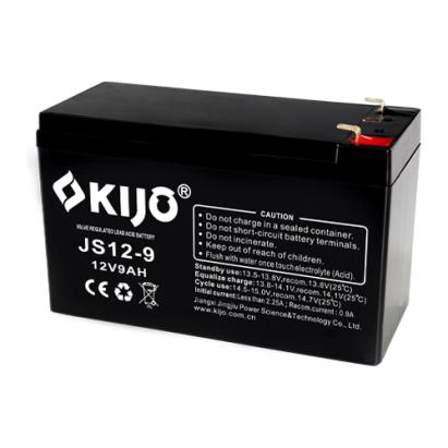 Cutie 10 acumulatori KIJO JS12-9 12V 9Ah AGM pentru UPS si alarme
