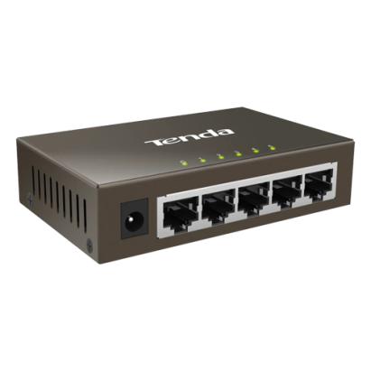 Switch Gigabit Tenda cu 5 porturi RJ45 si protectie la supratensiune 6 kV
