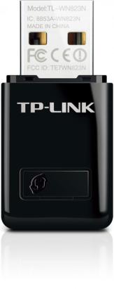 Adaptor wireless USB TP-Link N300 2.4GHz TL-WN823N pentru PC și laptop