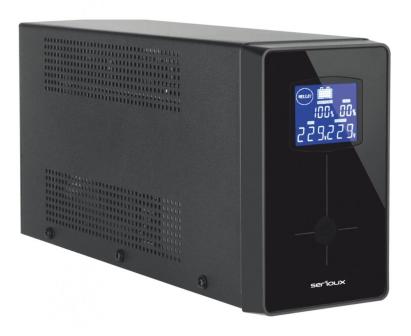 UPS Serioux Line Interactive 1200VA 720W cu 4 prize Schuko si LCD
