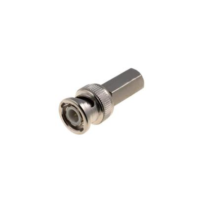 Conector BNC cu filet pentru cablu coaxial, 75 Ohm, metalic