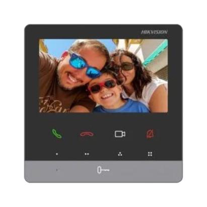 Monitor videointerfon Hikvision TCP/IP 4.3 inch cu PoE si 9 butoane
