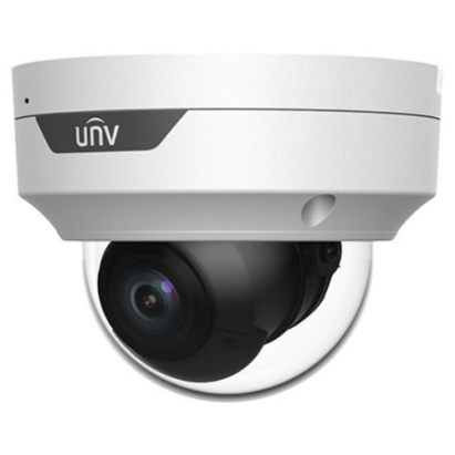 Camera IP dome 4MP UNV cu IR 40m, microfon, PoE si slot card