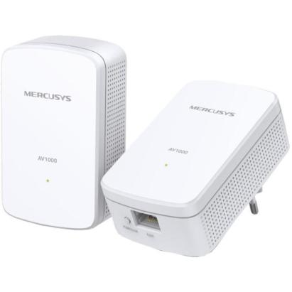 Kit adaptoare Powerline Mercusys AV1000 Gigabit HomePlug AV2, 2 buc