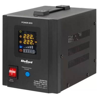 UPS cu sinus pur 800VA 500W 12V pentru centrala termica Rebel RB-4002
