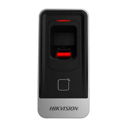 Cititor MIFARE cu amprentă pentru control acces Hikvision DS-K1201AMF