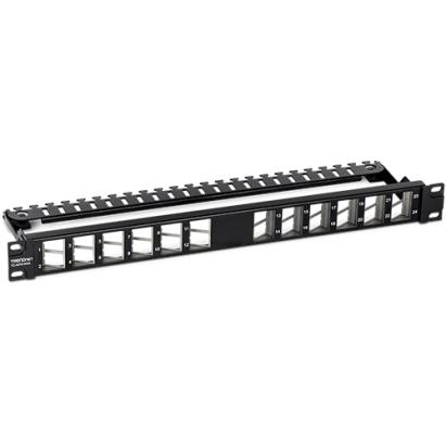 Patch panel ecranat 24 porturi blank keystone inclinat 1U TRENDnet TC-KP24SA