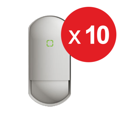 Pachet 10 detectoare de miscare PIR OPTEX FLX-S-ST cu imunitate PET