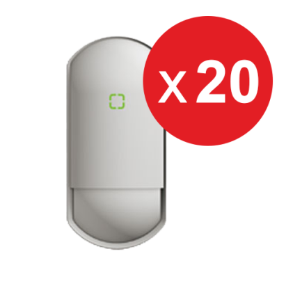 Pachet 20 detectoare de miscare PIR OPTEX FLX-S-ST cu imunitate PET