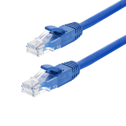 Patch cord UTP Cat6 Gigabit LSZH 0,15 m albastru ASYTECH