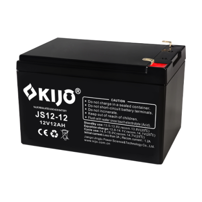 Acumulator AGM 12V 12Ah F2 KIJO JS12-12 pentru UPS, alarme si backup