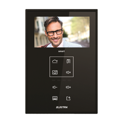Terminal video Electra Smart G3 4.3 inch touch, hands-free, negru