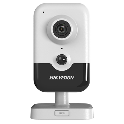 Camera IP Hikvision 4MP cu PIR, audio bidirectional si PoE, 2.0mm