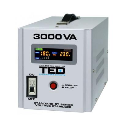 Stabilizator de tensiune 3000VA AVR RT Series cu display digital