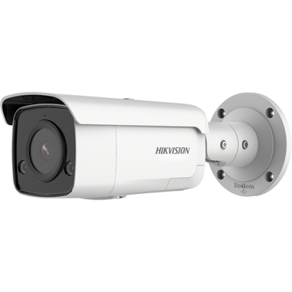 Camera IP 4K Hikvision bullet cu IR 60m, audio integrat si lentila 2.8mm