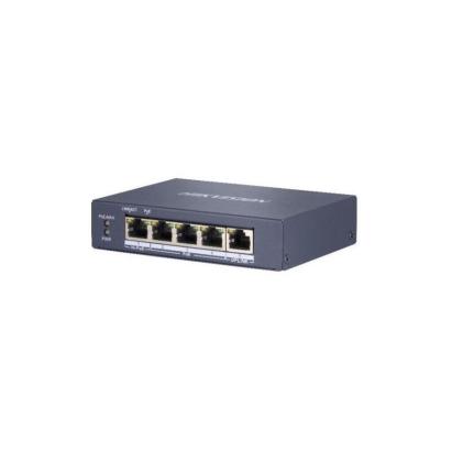 Switch PoE Gigabit Hikvision DS-3E0505HP-E, 5 porturi, fara management