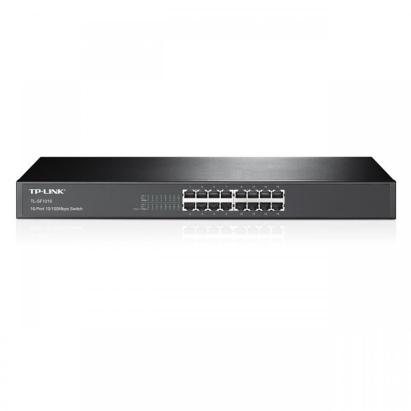 Switch rack 16 porturi 10/100 Mbps cu carcasa metalica 19 inch