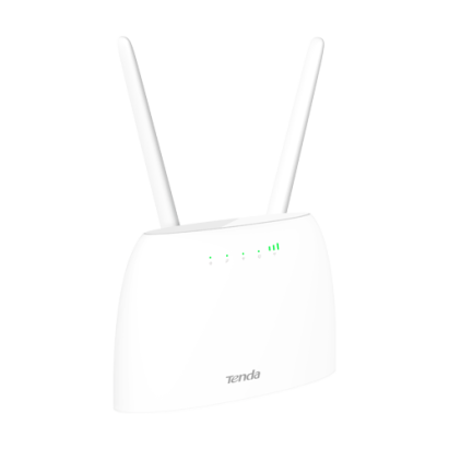 Router 4G LTE Tenda 4G06, Wi‑Fi N300 2.4GHz, SIM, 2x RJ45, RJ11