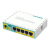 Router MikroTik hEX PoE Lite cu 5 porturi Fast Ethernet si 4 PoE