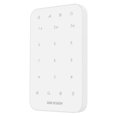 Tastatură wireless Hikvision AX PRO 868 MHz cu taste senzoriale DS-PK1-E-WE