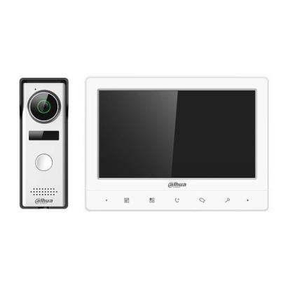 Kit videointerfon Dahua 1.3MP cu monitor 7 inch si IR automat KTA02