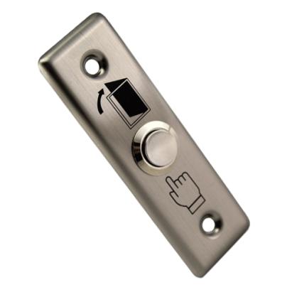 Buton de iesire incastrabil NO/NC din inox pentru control acces CSB-28D