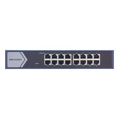 Switch Gigabit cu 16 porturi Hikvision DS-3E0516-E pentru retele rapide