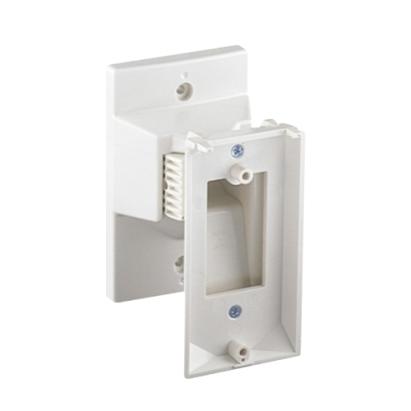 Suport de perete multi-unghi alb pentru detector PIR OPTEX QXI, CA-1W-W