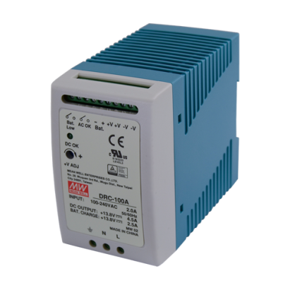 Sursa backup pe sina DIN Mean Well DRC-100A, 13.8V, 7A, 96.6W