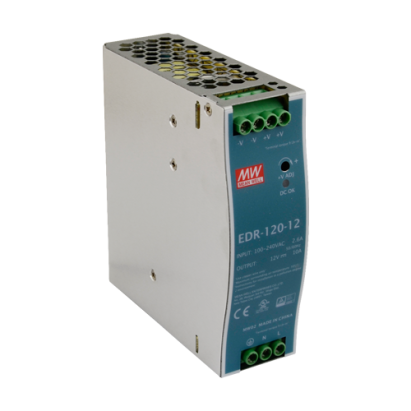 Sursa de alimentare 12V 10A pe șină DIN Mean Well EDR-120-12, 120W
