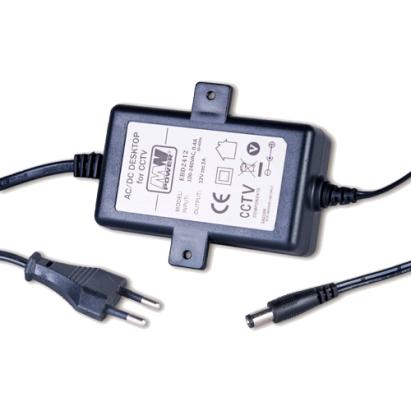 Sursa de alimentare 12V 2A MW Power EBD2412, 24W, mufa DC 5.5/2.1