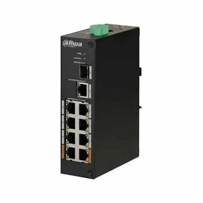 Switch PoE industrial Dahua PFS3110-8ET-96 cu 8 porturi, SFP si Gigabit