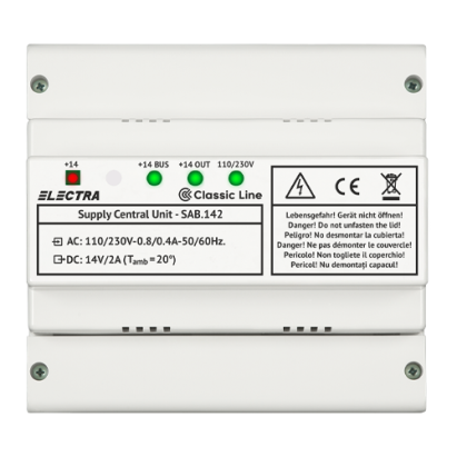 Sursa de alimentare Electra SAB.142 Basic, montaj pe sina DIN