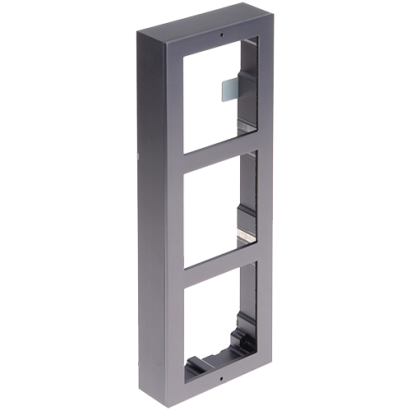 Rama de montaj aparenta Hikvision, 3 module, pentru interfon modular
