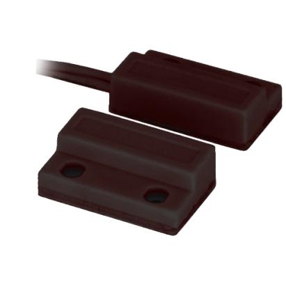 Contact magnetic aparent NC autoadeziv maro pentru usi si ferestre