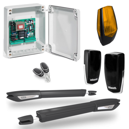 Kit automatizare pentru poarta batanta 2x5m, 500 kg/foaie, Motorline