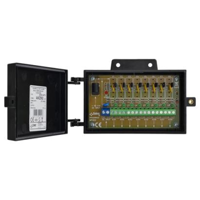 Modul protecție alimentare CCTV 8x1A, 10-30V DC, carcasă etanșă